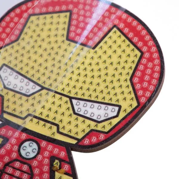 Diamond Painting stand-up display, "Iron Man" Crystal Art Buddies