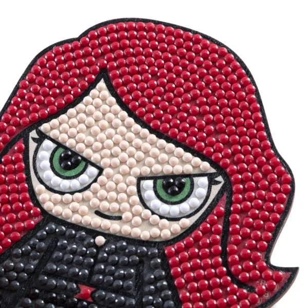 Diamond Painting stand-up display, "Black Widow" Crystal Art Buddies