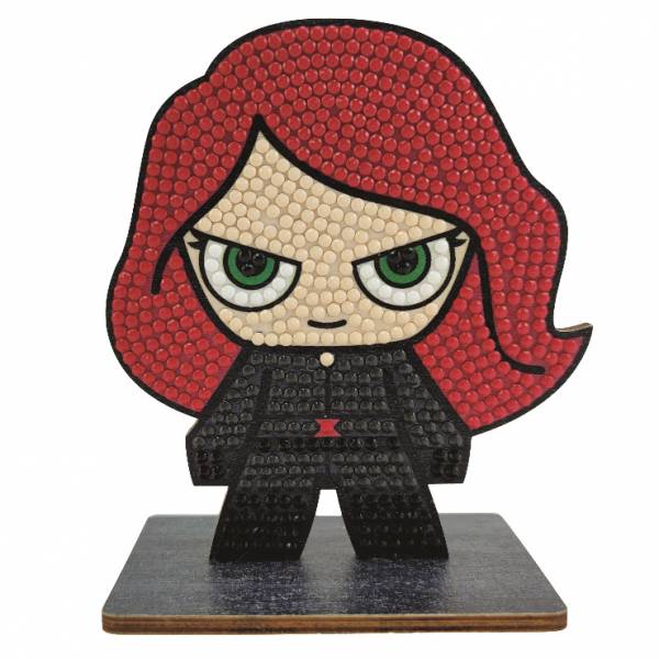 Diamond Painting Aufsteller, "Black Widow" Crystal Art Buddies