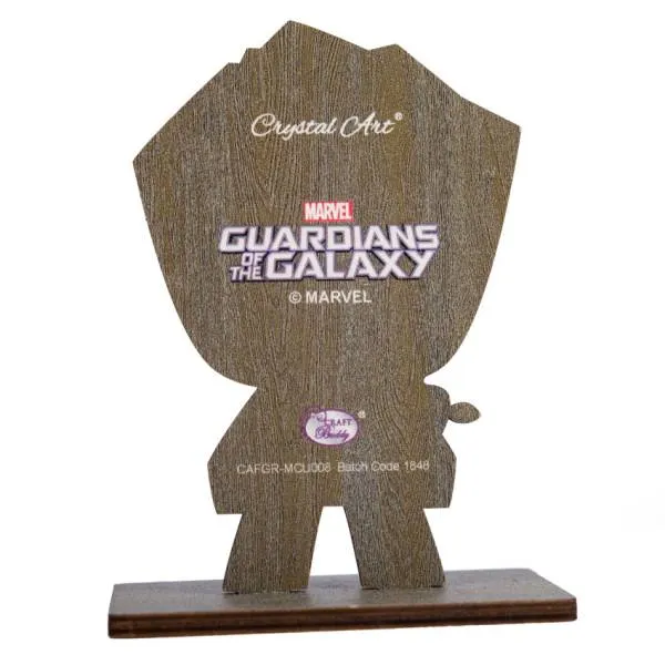 Diamond Painting stand-up display, "Groot" Crystal Art Buddies