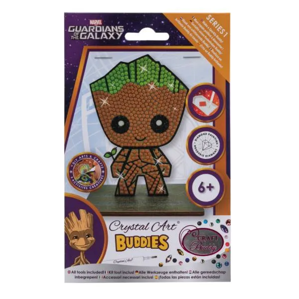 Diamond Painting stand-up display, "Groot" Crystal Art Buddies