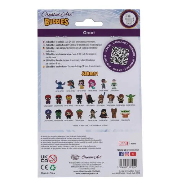 Diamond Painting stand-up display, "Groot" Crystal Art Buddies