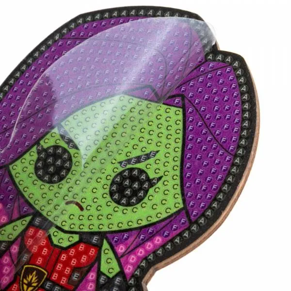 Diamond Painting stand-up display, "Gamora" Crystal Art Buddies