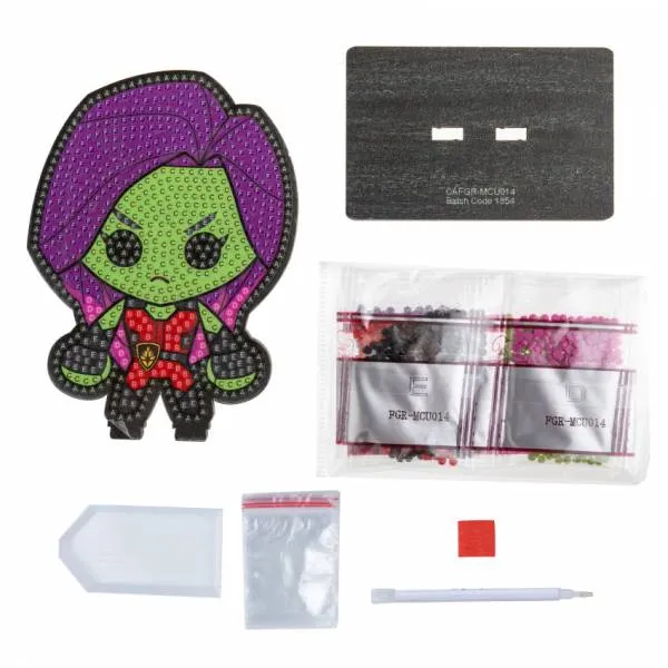 Diamond Painting stand-up display, "Gamora" Crystal Art Buddies
