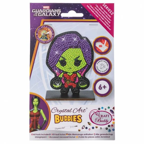 Diamond Painting stand-up display, "Gamora" Crystal Art Buddies