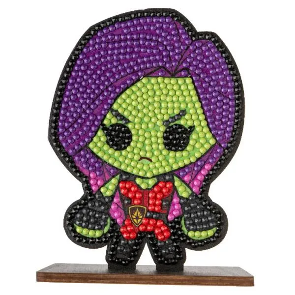Diamond Painting stand-up display, "Gamora" Crystal Art Buddies