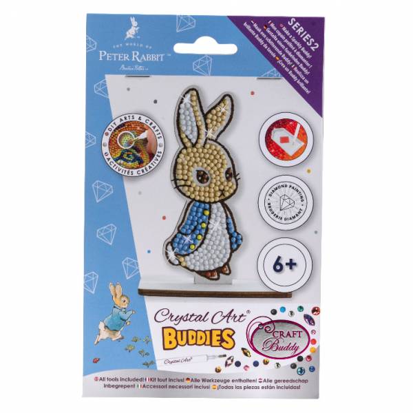 Diamond Painting stand-up display, "Peter Rabbit" Crystal Art Buddies