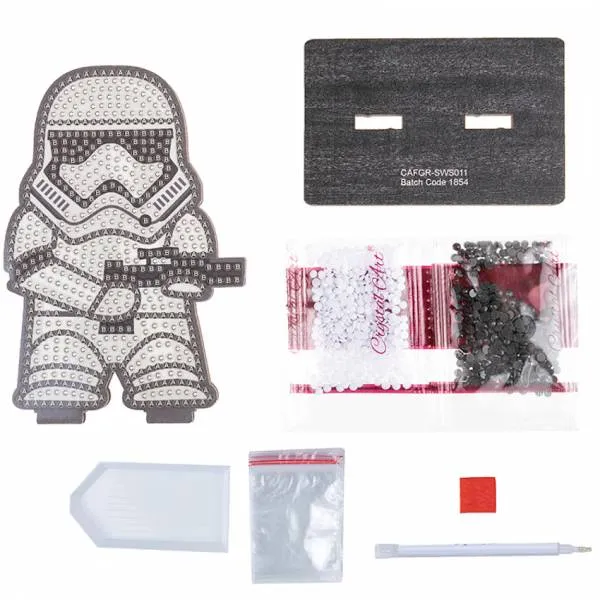 Diamond Painting stand-up display, "Stormtrooper" Crystal Art Buddies