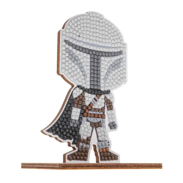 Diamond Painting Aufsteller, "Mandalorian" Crystal Art Buddies