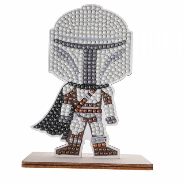 Diamond Painting Aufsteller, "Mandalorian" Crystal Art Buddies