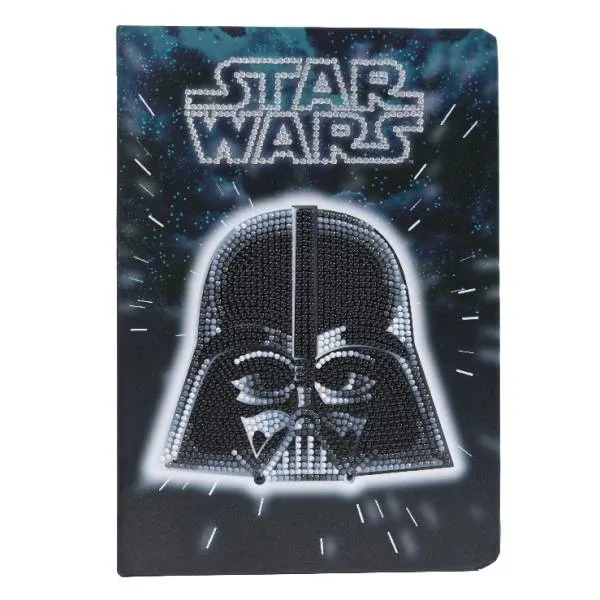 Notizbuch zum Painten, Darth Vader, ca. 26x18cm, 48 Seiten, liniert, Teilbild