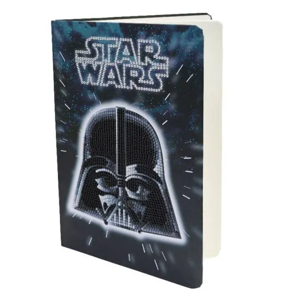 Notizbuch zum Painten, Darth Vader, ca. 26x18cm, 48 Seiten, liniert, Teilbild