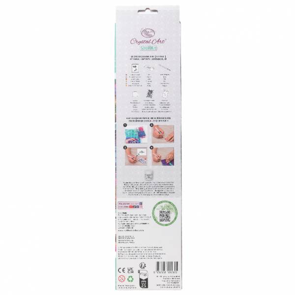 Diamond Painting Bild, Tropical Turtle, runde Diamanten, ca. 40x50cm, Teilbild