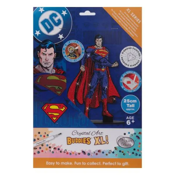 Diamond Painting Aufsteller, "Superman" Crystal Art Buddies XL