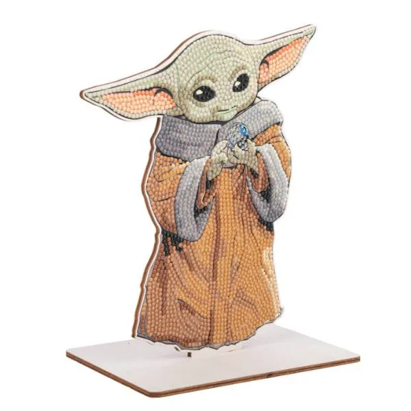 Diamond Painting display stand, "Grogu" Crystal Art Buddies XL