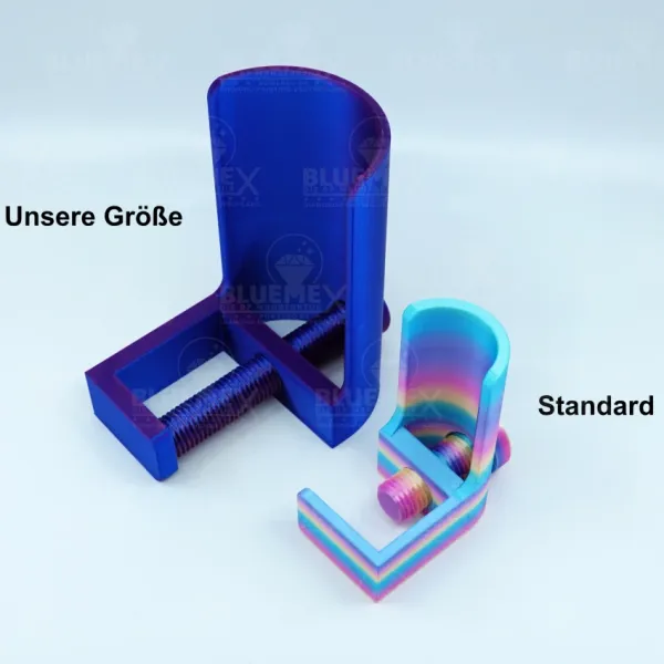 Comparison of table clamps