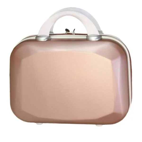 Sorting case, contents 132 jars with screw cap, case Bronze