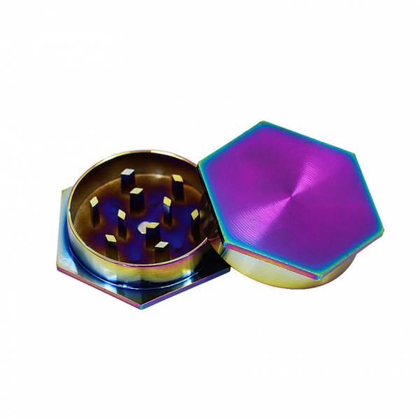 Metal mill, rainbow color, for separating glued stones