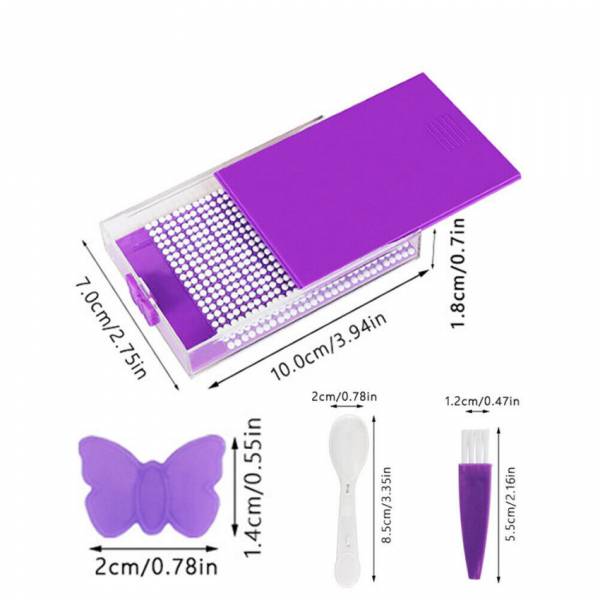 Schiffchen-Set mit Wechselplatte, blau, Kombi aus Schiffchen und Aufbewahrungsdose, fest verschließbar