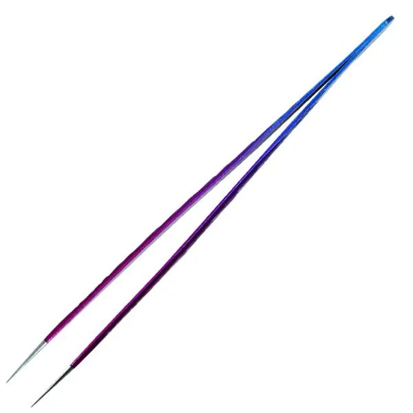 Diamond Painting Pinzette mit Box, spitz, pink/blau