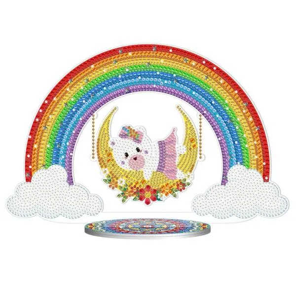 Display stand - rainbow for painting, approx. 29x19cm