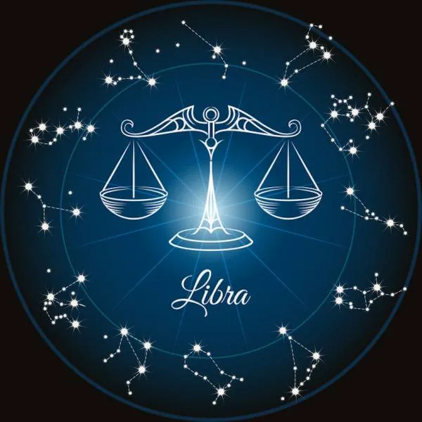 Template (without stones) Zodiac Libra, Glow In The Dark – Night Glow, 60x60cm, 45 Colours, for square stones, full screen