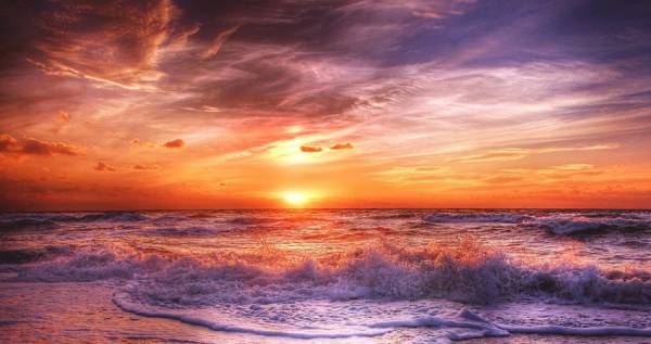 Diamond Painting Bild, abendlicher Strandspaziergang, runde Steinchen, 50x100cm, 55 Farben, Vollbild