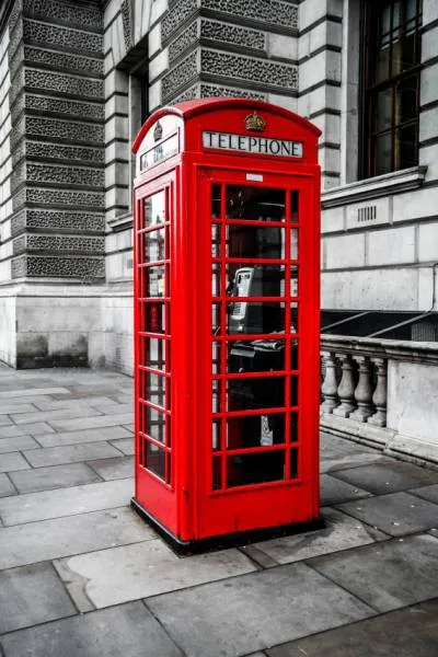 Template (without stones) London calling, 60x90cm, 55 colours, for round stones, full screen