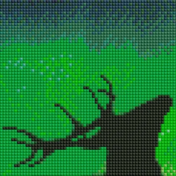 Excerpt from the image - example - pixelated
