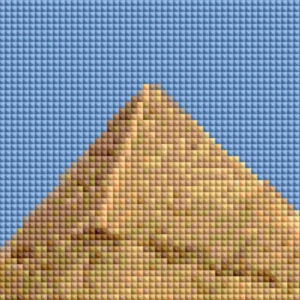 Excerpt from the image - example - pixelated
