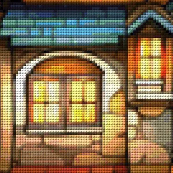 Excerpt from the image - example - pixelated