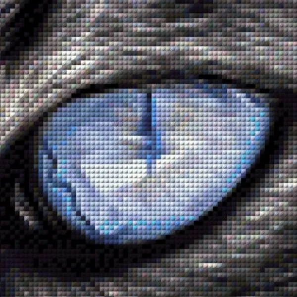 Excerpt from the image - example - pixelated