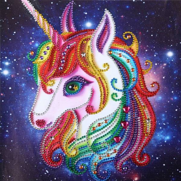Diamond Art Unicorns and Rainbow Magnets 