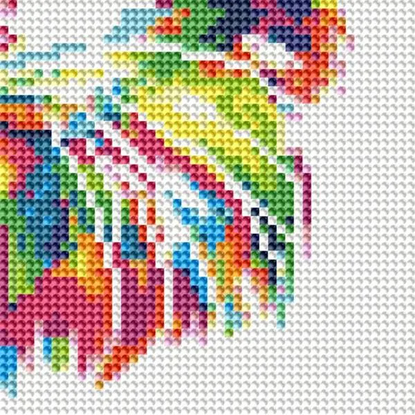 Excerpt from the image - example - pixelated