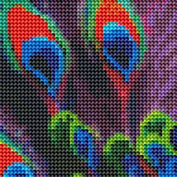 Excerpt from the image - example - pixelated