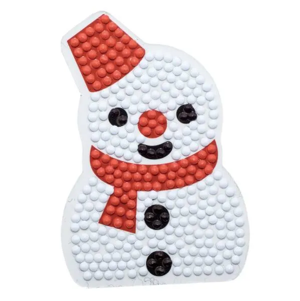 Schneemann & Rentier, als Kühlschrankmagnet nutzbar, 2er-Set