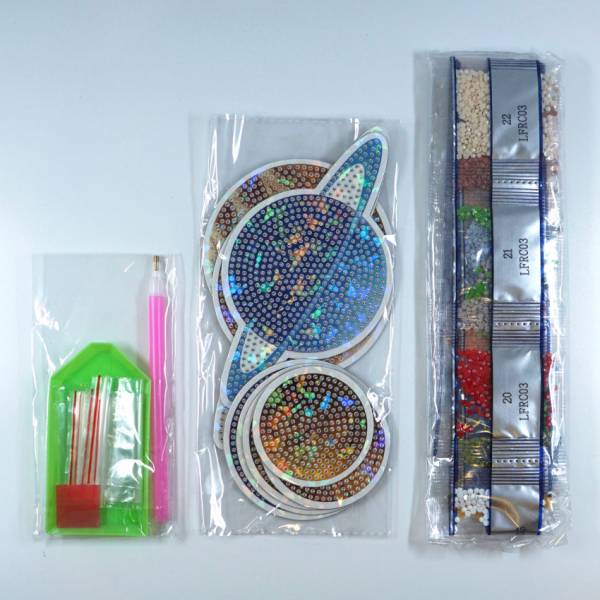 Planets, can be used as fridge magnets, set of 8 for painting