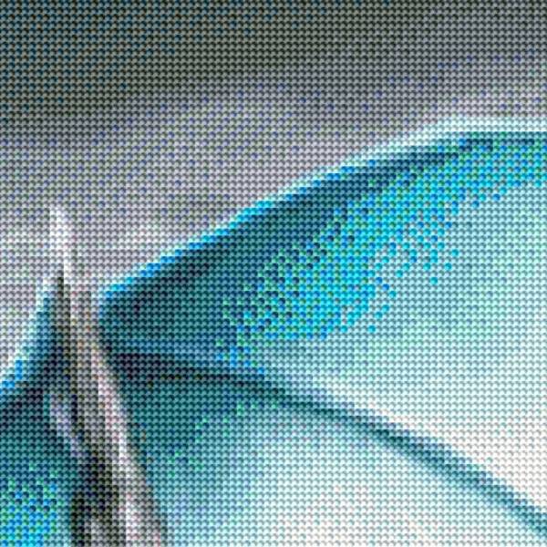 Sarah Richter, Cameron, 60x90cm, 50 Farben, runde Steine, Vollbild