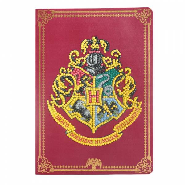 Diamond Painting Hogwarts Annual Planner, round diamonds, approx. 14x21cm, partial image