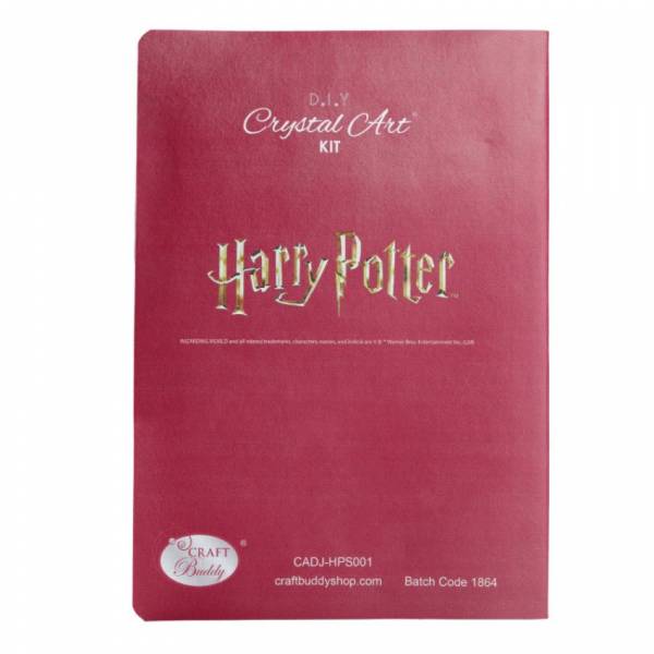 Diamond Painting Hogwarts Annual Planner, round diamonds, approx. 14x21cm, partial image