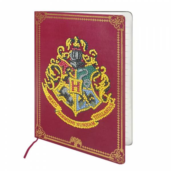 Diamond Painting Hogwarts Annual Planner, round diamonds, approx. 14x21cm, partial image