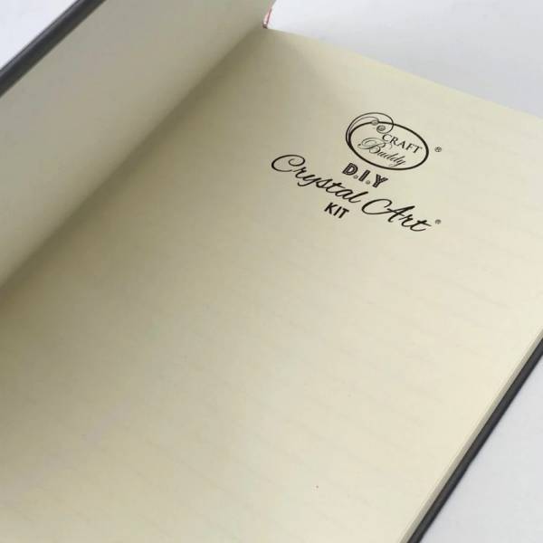 Notebook for painting, Lunar Wolf, by Anne Stokes, approx. 26x18cm, 48 pages, lined, partial image