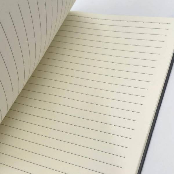 Notebook for painting, Lunar Wolf, by Anne Stokes, approx. 26x18cm, 48 pages, lined, partial image