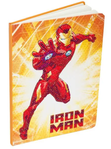 Notizbuch zum Painten, Avengers - Iron Man, ca. 26x18cm, liniert, Teilbild