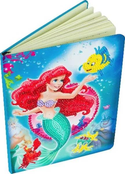 Notizbuch zum Painten, Arielle The Little Mermaid, ca. 26x18cm, liniert, Teilbild