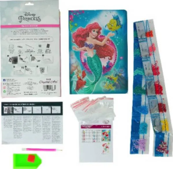 Notizbuch zum Painten, Arielle The Little Mermaid, ca. 26x18cm, liniert, Teilbild