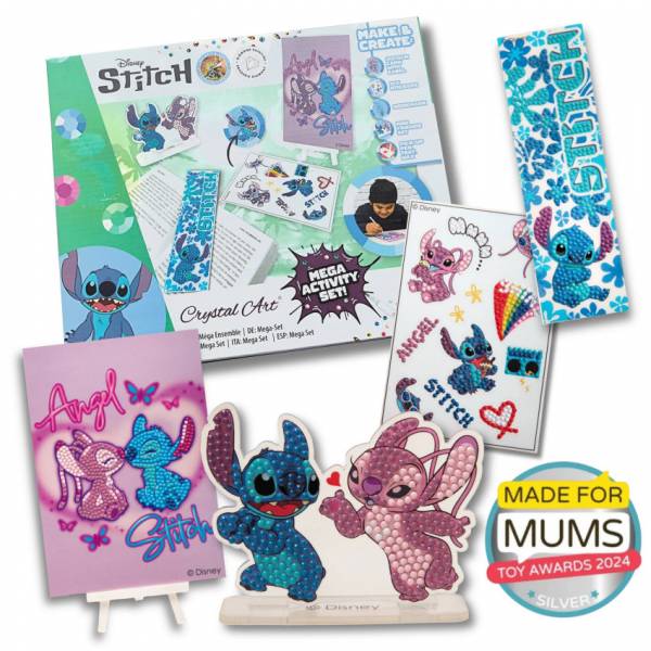 Stitch, Crystal Art Mega Activity Set, Diamond Painting