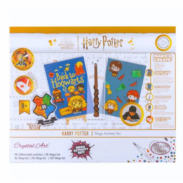 Harry Potter, Crystal Art Mega Activity Set, Diamond Painting
