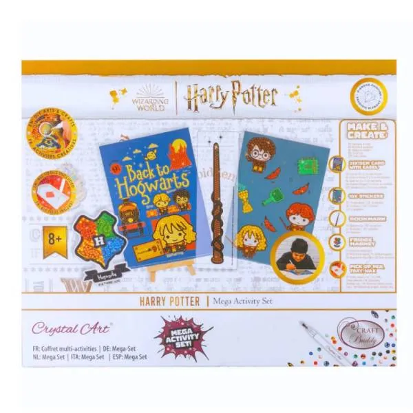 Harry Potter, Crystal Art Mega Activity Set, Diamond Painting