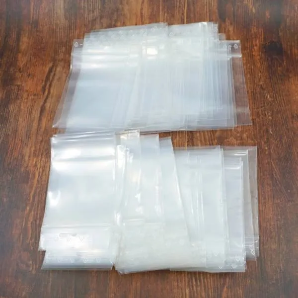 100x Druckverschlussbeutel, 70x100mm, sehr stabil, 90my